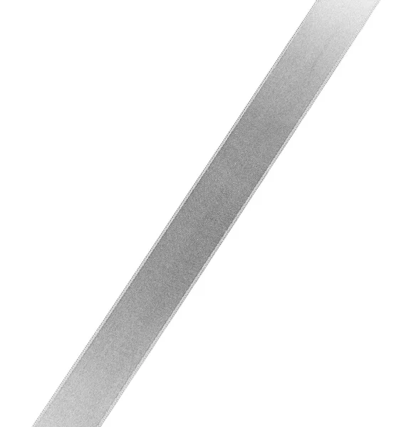 Срібні Шовкова стрічка — стокове фото