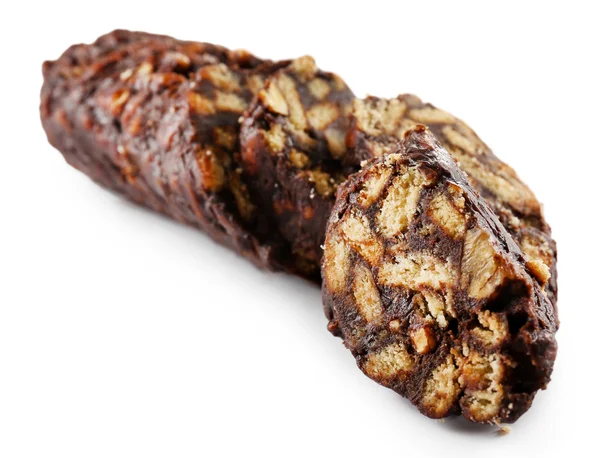 Gustoso salame al cioccolato — Foto Stock