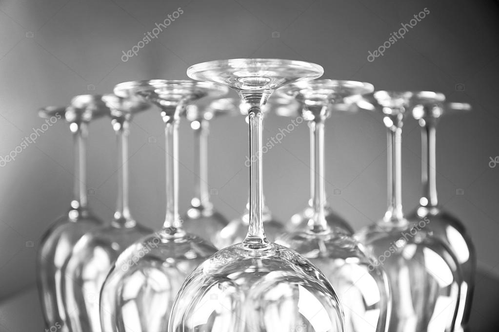 Wine glasses upside down Stock Photo by ©belchonock 99823270