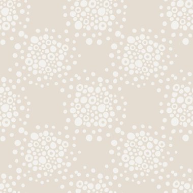 Soyut Polka Noktaları kusursuz desen. El çizimi stili. Sihirli Arkaplan.