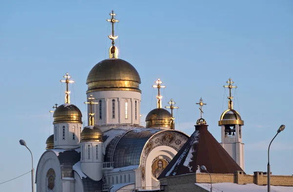 Russian orthodox cathedral — Stock Photo, Image