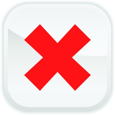 Beyaz arka planda hata kutsal kişilerin resmi düğme