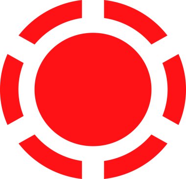 Beyaz arka planda hata kutsal kişilerin resmi düğme