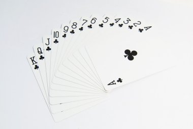 Ace poker kartları seti