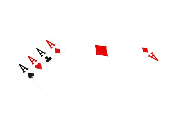 Zestaw kart pokera ACE — Zdjęcie stockowe