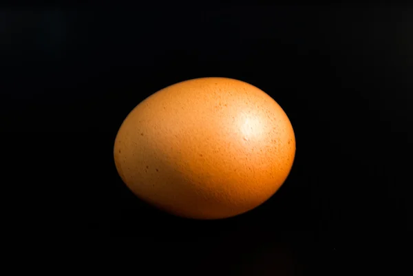 Eggs isolated on black background — Stock Photo, Image