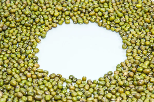 Mung bean on white background. — Stock Photo, Image