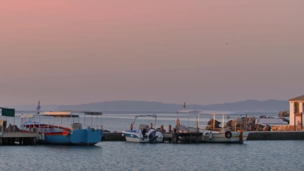 Korfu Adası Nın Simgeleri Vlacherna Manastırı Yunanistan — Stok video