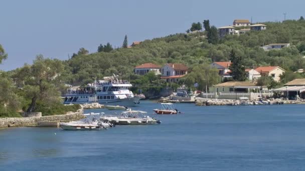 Landskap Paxos Grekland — Stockvideo