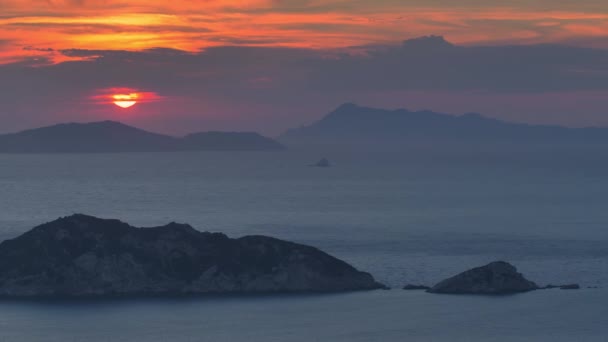 Côte Rocheuse Île Corfou Grèce — Video