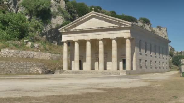 Церковь Святого Георгия Городе Корфу Остров Корфу Греция — стоковое видео