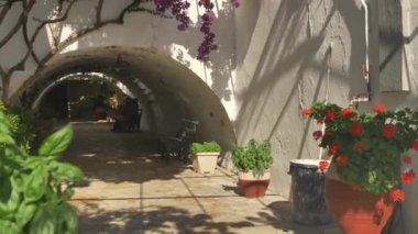 Manastır Paleokastritsa çan kulesi Korfu Adası, Yunanistan