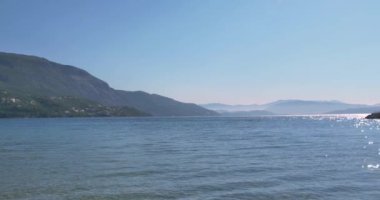 Korfu, Yunanistan 'da deniz kıyısı