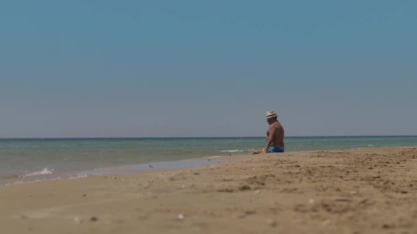Krásná Pláž Ostrově Korfu Řecko — Stock video
