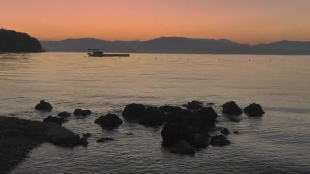 Côte Rocheuse Île Corfou Grèce — Video