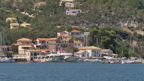 Landskap Paxos Grekland — Stockvideo