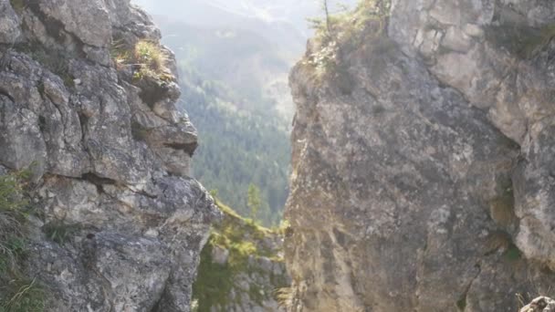 Tatra Gebirge Schönen Herbstlicht — Stockvideo