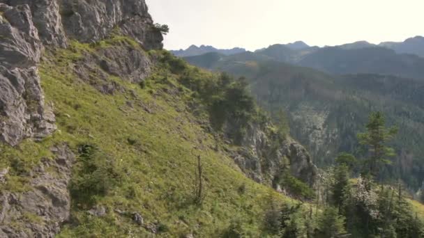 Tatragebergte Prachtig Herfstlicht — Stockvideo