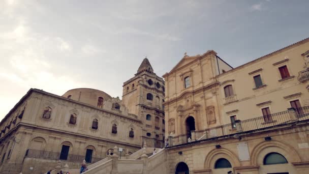 Noto Italie Église San Francesco Dassisi Allimmacolata Considérée Comme Des — Video