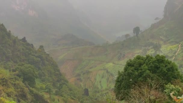 Montagnes Dans Province Giang Vietnam — Video