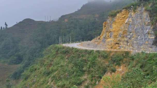 Giang Vilayetindeki Dağlar Vietnam — Stok video