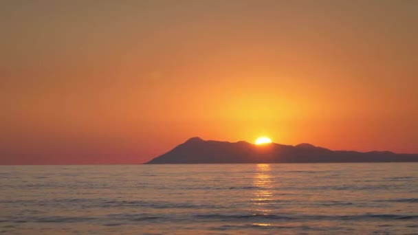 Felsige Küste Der Insel Korfu Griechenland — Stockvideo