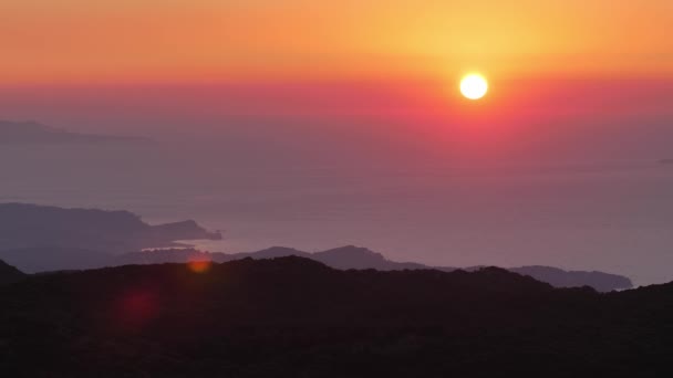 Costa Rocosa Isla Corfú Grecia — Vídeos de Stock