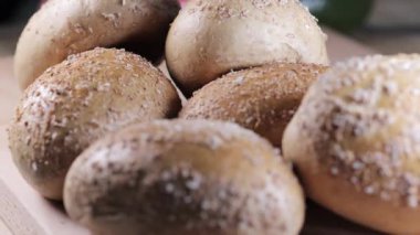 Lezzetli ekmek. Görüntüyü kapat..