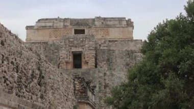 Meksika 'daki Uxmal Maya harabeleri.