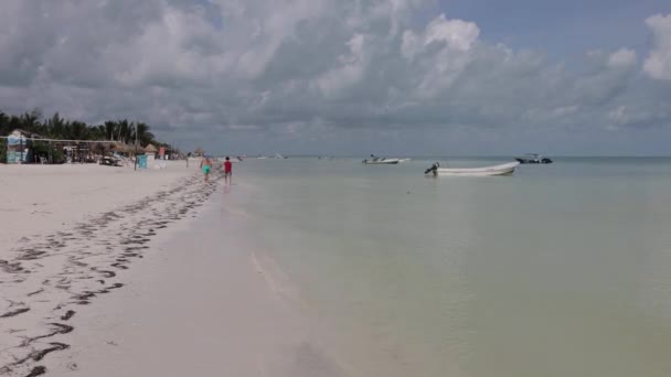 Praia Bonita Ilha Holbox México — Vídeo de Stock