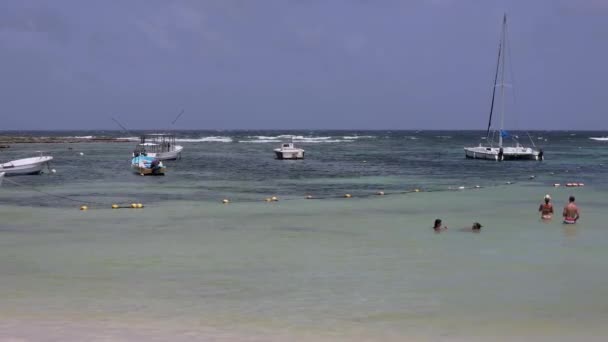 Praia Bonita Ilha Holbox México — Vídeo de Stock