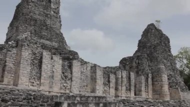 Yucatan, Meksika 'da Xpujil Maya harabeleri.