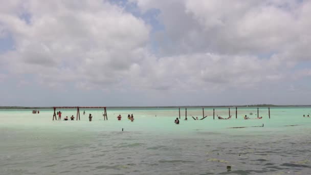 Lagoa Cores Bonita Baja California México — Vídeo de Stock