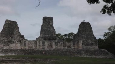 Yucatan, Meksika 'da Xpujil Maya harabeleri.