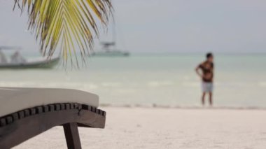 Holbox Adası, Meksika 'da güzel bir sahil.