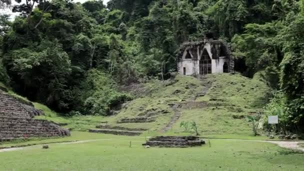 Mayské Ruiny Palenque Mexiko — Stock video