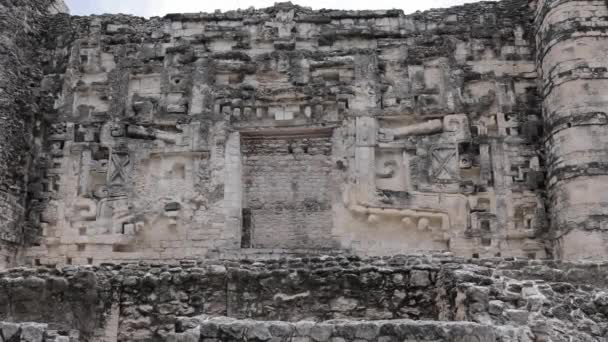 Palenque Meksika Daki Maya Harabeleri — Stok video