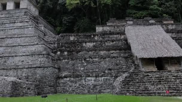 Palenque Meksika Daki Maya Harabeleri — Stok video