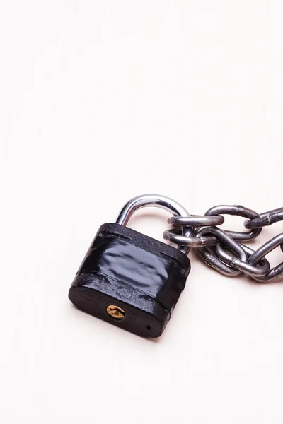 Padlock and chain. — Stock Photo, Image