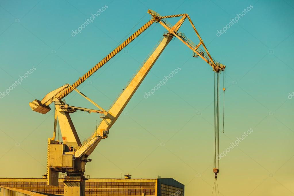 Heavy load dockside cranes — Stock Photo © 104980078