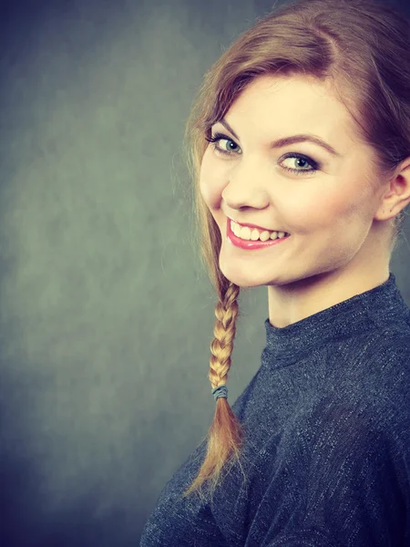 Feliz retrato de mujer alegre . —  Fotos de Stock