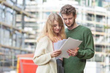 Şantiye planı proje tuşları ile Çift