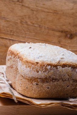 Kağıt yedekleme üzerinde ekmek