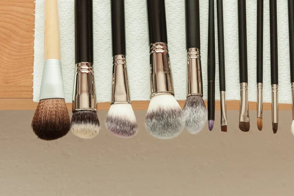 Professional make up brushes — Stock Photo, Image