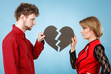 Genç çift kalp sabitleme.