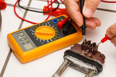 Makinist tarafından test ısıtıcı.