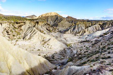 Almerya, İspanya 'da Tabernas Çölü vahşi ve çorak bir yer. Spagetti western için film konumu ayarlandı..
