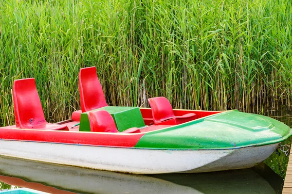 Pedalo Barco Costa Calma Lago Actividade Verão — Fotografia de Stock