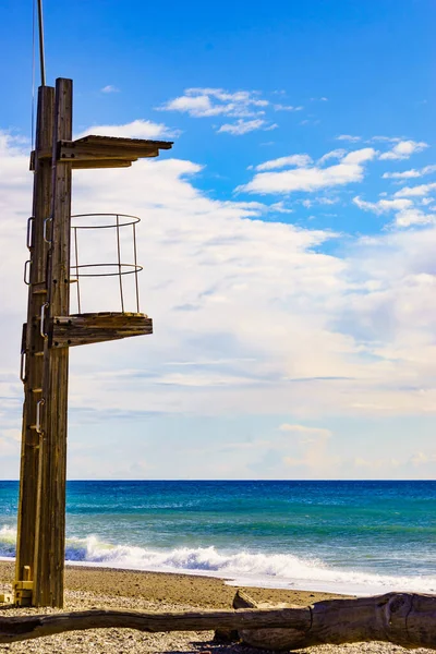 인명구조 타워가 해변이요 Motril 코스타 그라나다 루시아 스페인 — 스톡 사진