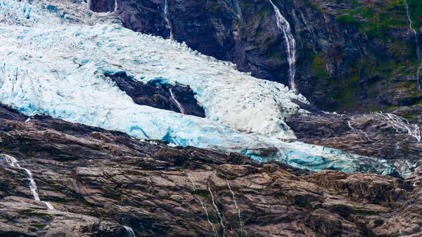 Boyabreen Gletsjer Het Gebied Fjaerland Gemeente Sogndal Provincie Sogn Fjordane — Stockfoto